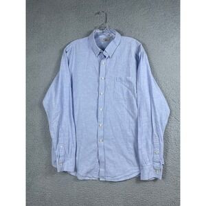 Reed Edward Men's Light Blue Button Up Shirt Size XL